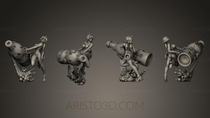 Figurines heroes, monsters and demons (STKM_0151) 3D model for CNC machine